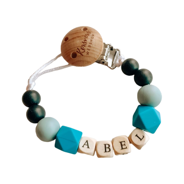 Speenkoord Blauw & Zwart