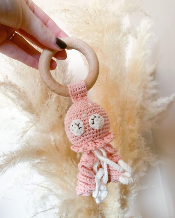 Roze rammelaar octopus